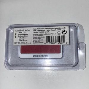 New Elizabeth Arden Beautiful Color Radiance Blush in WildBerry #04 .19oz Tester